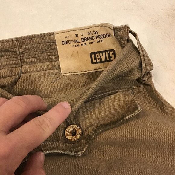 Levi’s 36x30 Relaxed Straight Canvas Twill Men’s Pants Inseam 29.5” Brown Spice - Picture 7 of 10